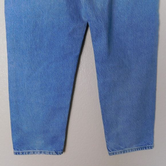 Carhartt Relaxed Fit Custom Art Jeans Size 40x30 5 Pocket Design Denim Logo - Picture 16 of 16